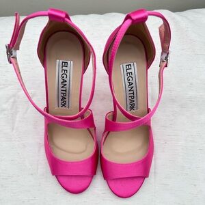 ELEGANTPARK PINK HEELS